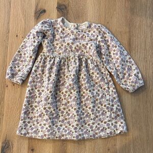 Zara Kids Floral Dress with Long Sleeves